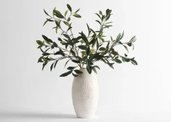 Urban Barn Abrell Vase & Elena Laurel Spray Branches- Vases & Planters