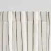 Urban Barn Aelene Striped Curtain Panel 96" Ivory/Black- Curtains