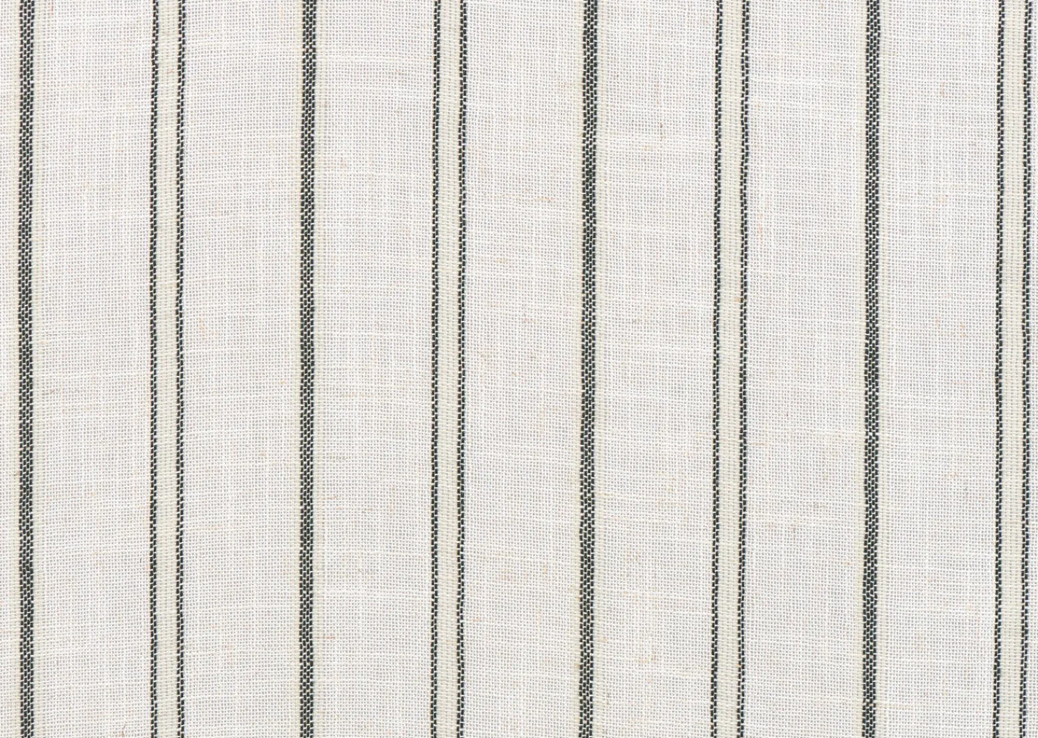 Urban Barn Aelene Striped Curtain Panel 96" Ivory/Black- Curtains