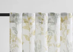 Urban Barn Amalia Meadow Sheer Curtain Panel 96" Ivory/Multi- Curtains