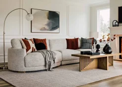 Urban Barn Anderson Sofa Chaise -Luly Pepper- Sofas & Sectionals