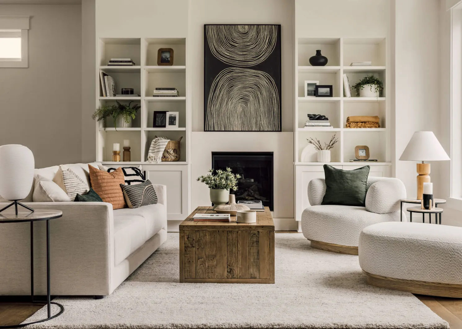 Urban Barn Anola Rug Ivory- Area Rugs