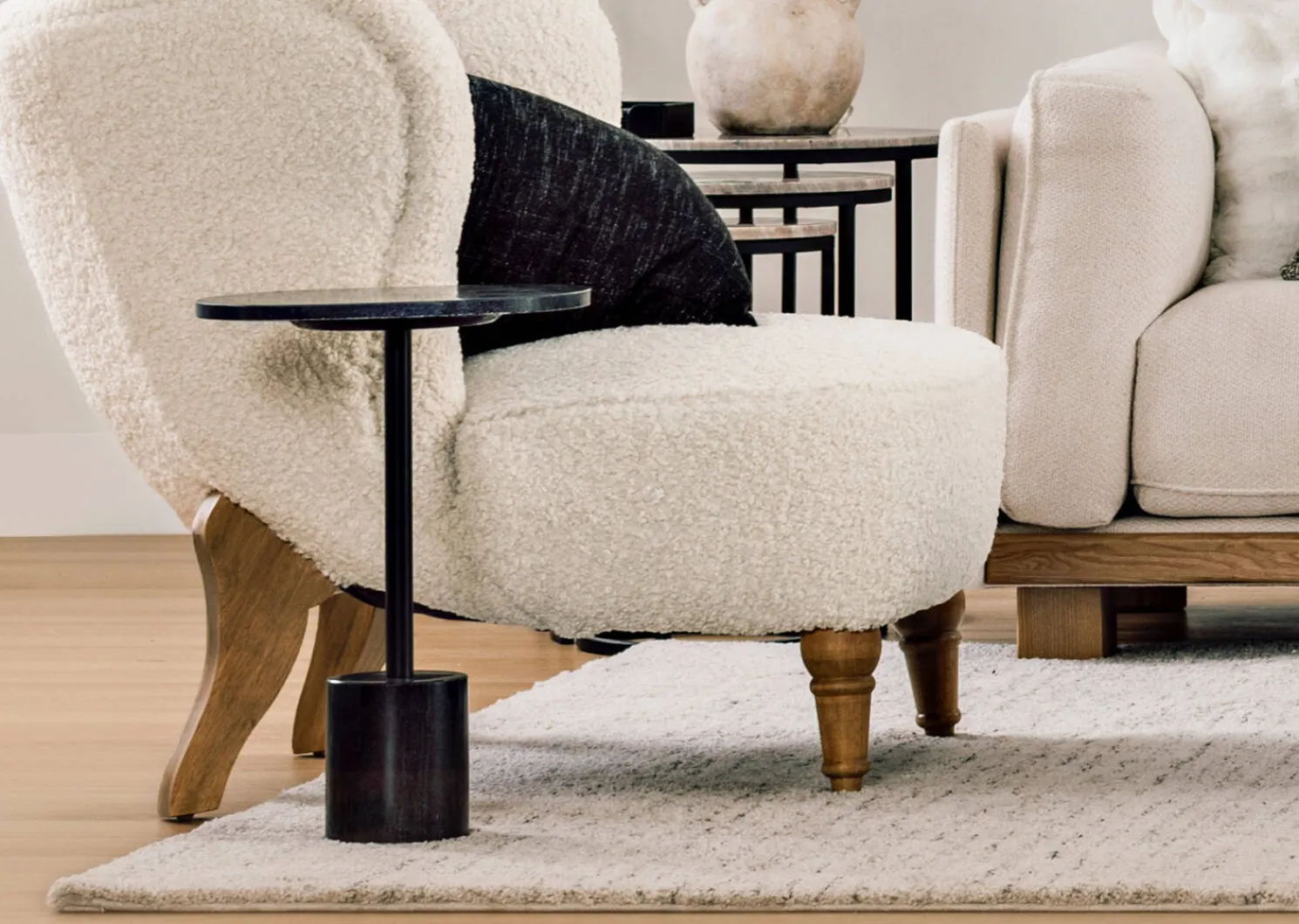 Urban Barn Anola Rug Ivory- Area Rugs