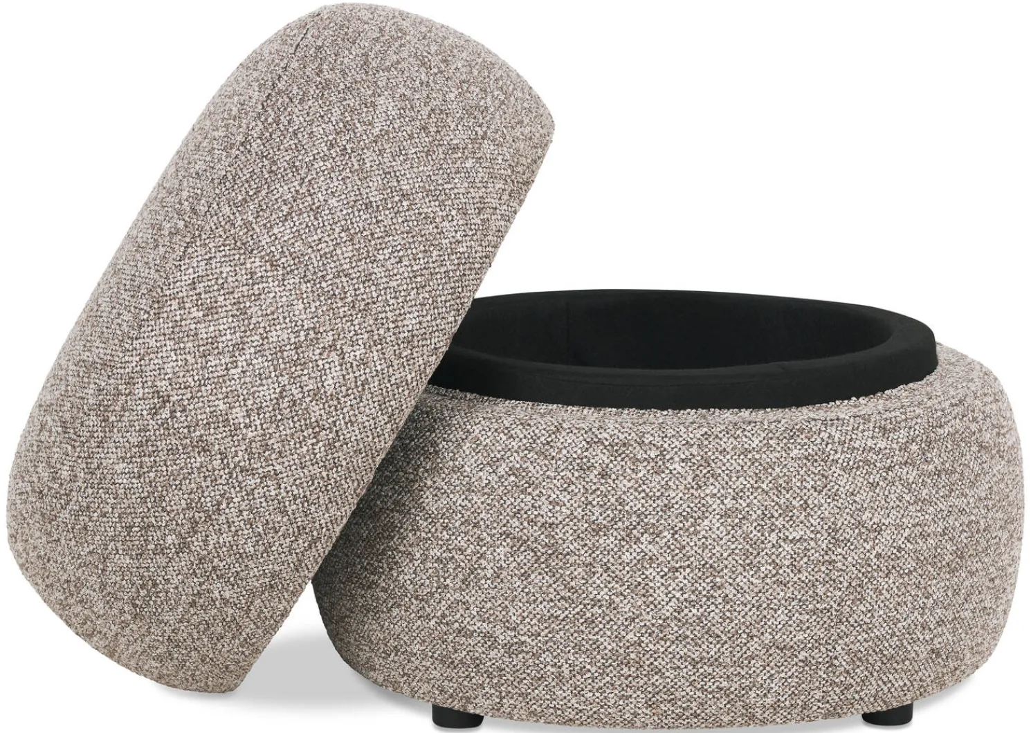 Urban Barn Anora Storage Ottoman -Haze Latte- Ottomans & Benches