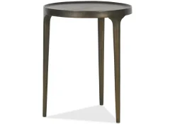 Urban Barn Bautista Recycled Metal Accent Table 16" -Bronze- Side Tables