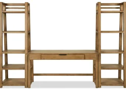 Urban Barn Bedford Reclaimed Wood Bookshelf- Office Bookcases