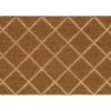 Urban Barn Bordered Diamond Doormat Natural- Doormats