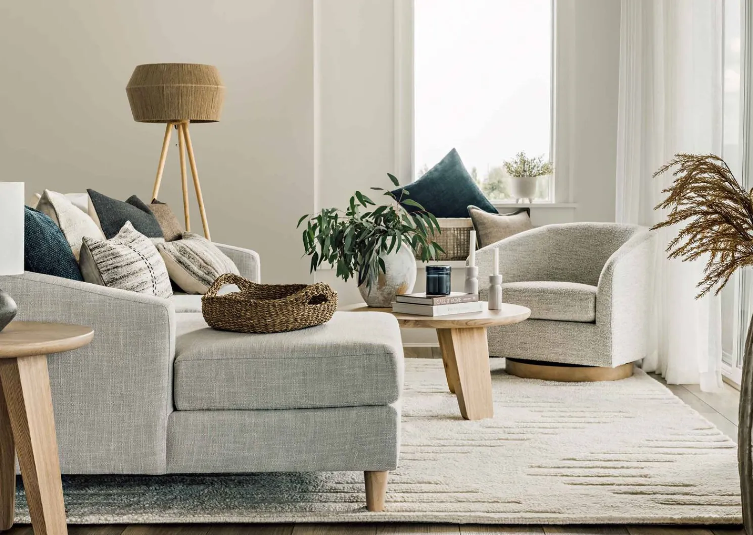 Urban Barn Caleb Swivel Armchair- Accent Chairs