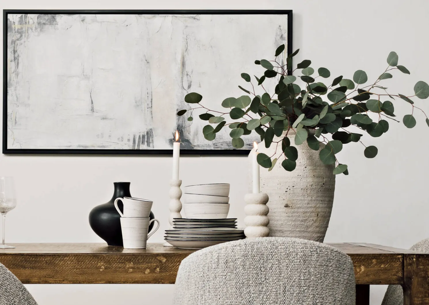 Urban Barn Carmina Vase White- Vases & Planters