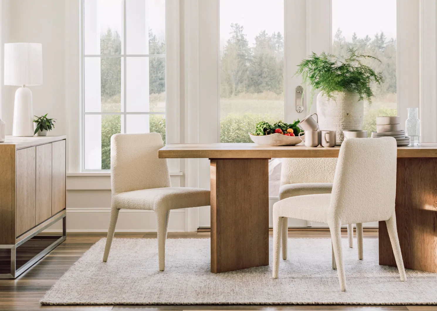 Urban Barn Carmina Vase White- Vases & Planters