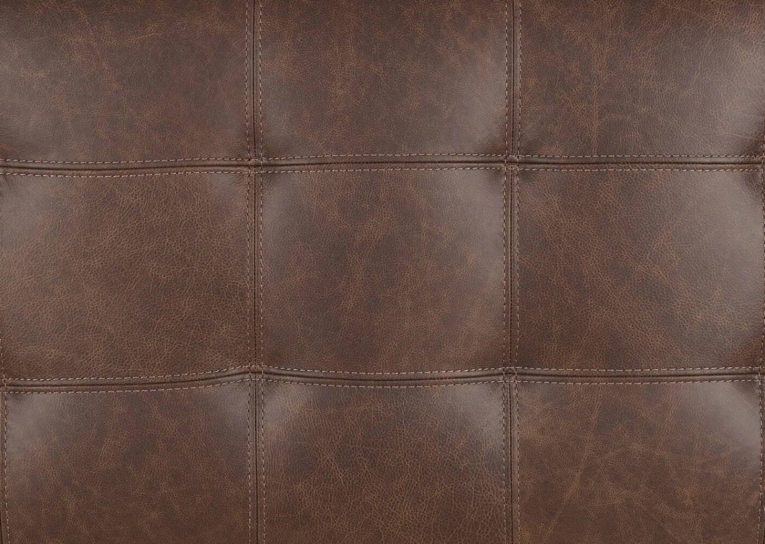 Urban Barn Carson Leather Ottoman- Ottomans & Benches