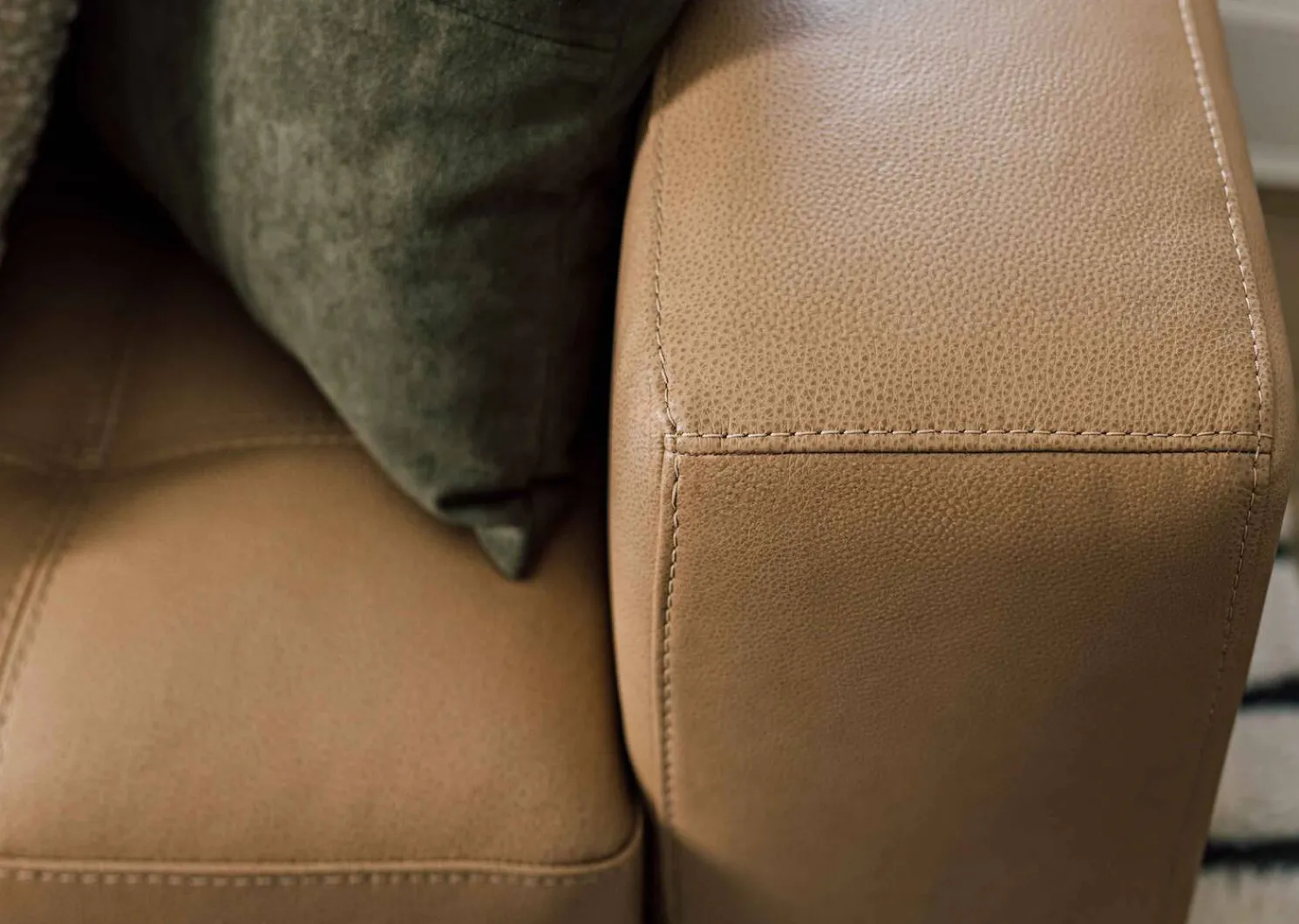 Urban Barn Carson Leather Sofa Chaise- Sofas & Sectionals