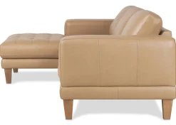 Urban Barn Carson Leather Sofa Chaise- Sofas & Sectionals
