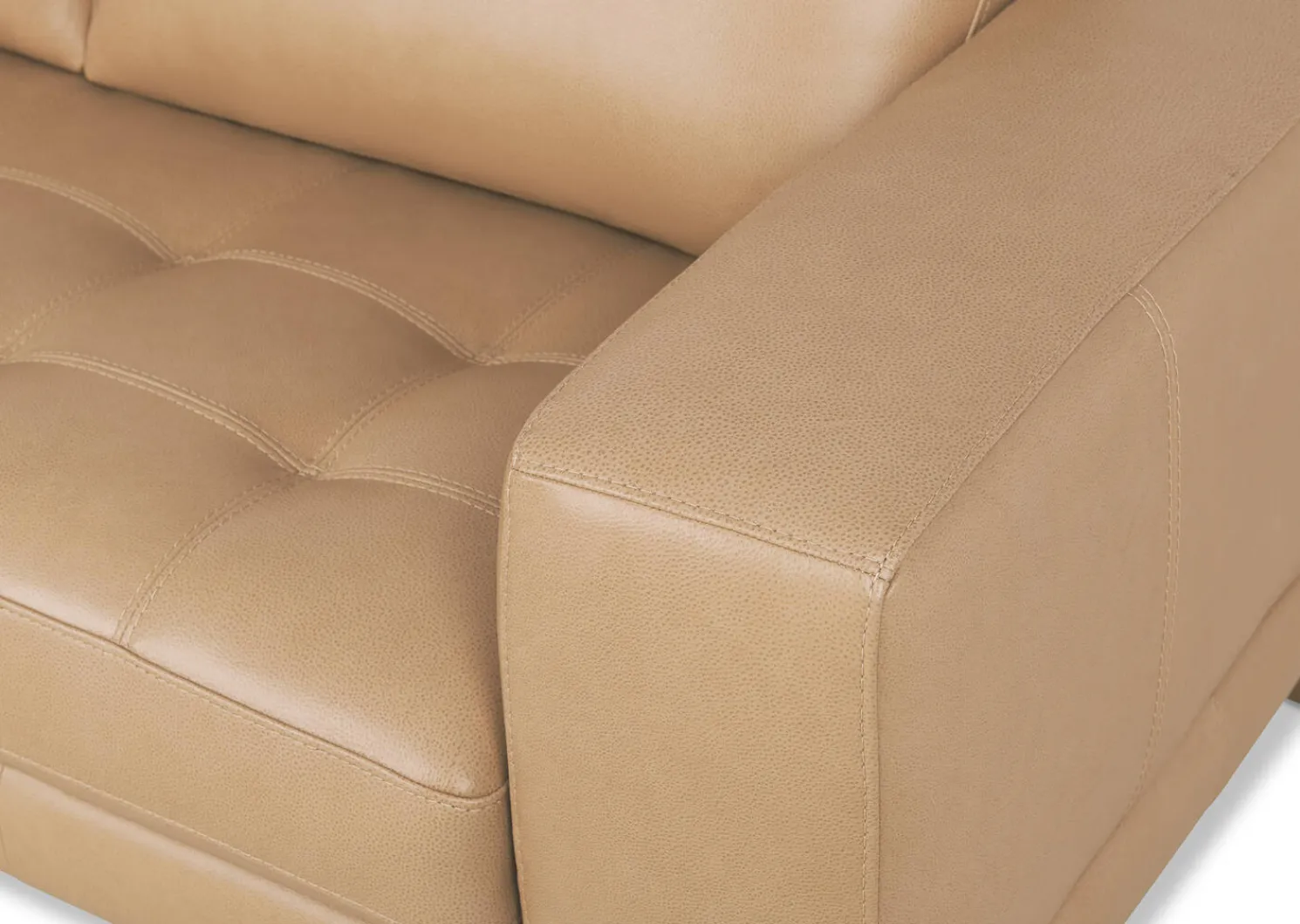 Urban Barn Carson Leather Sofa Chaise- Sofas & Sectionals