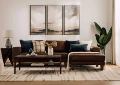 Urban Barn Carson Leather Sofa Chaise- Sofas & Sectionals