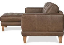 Urban Barn Carson Leather Sofa Chaise- Sofas & Sectionals