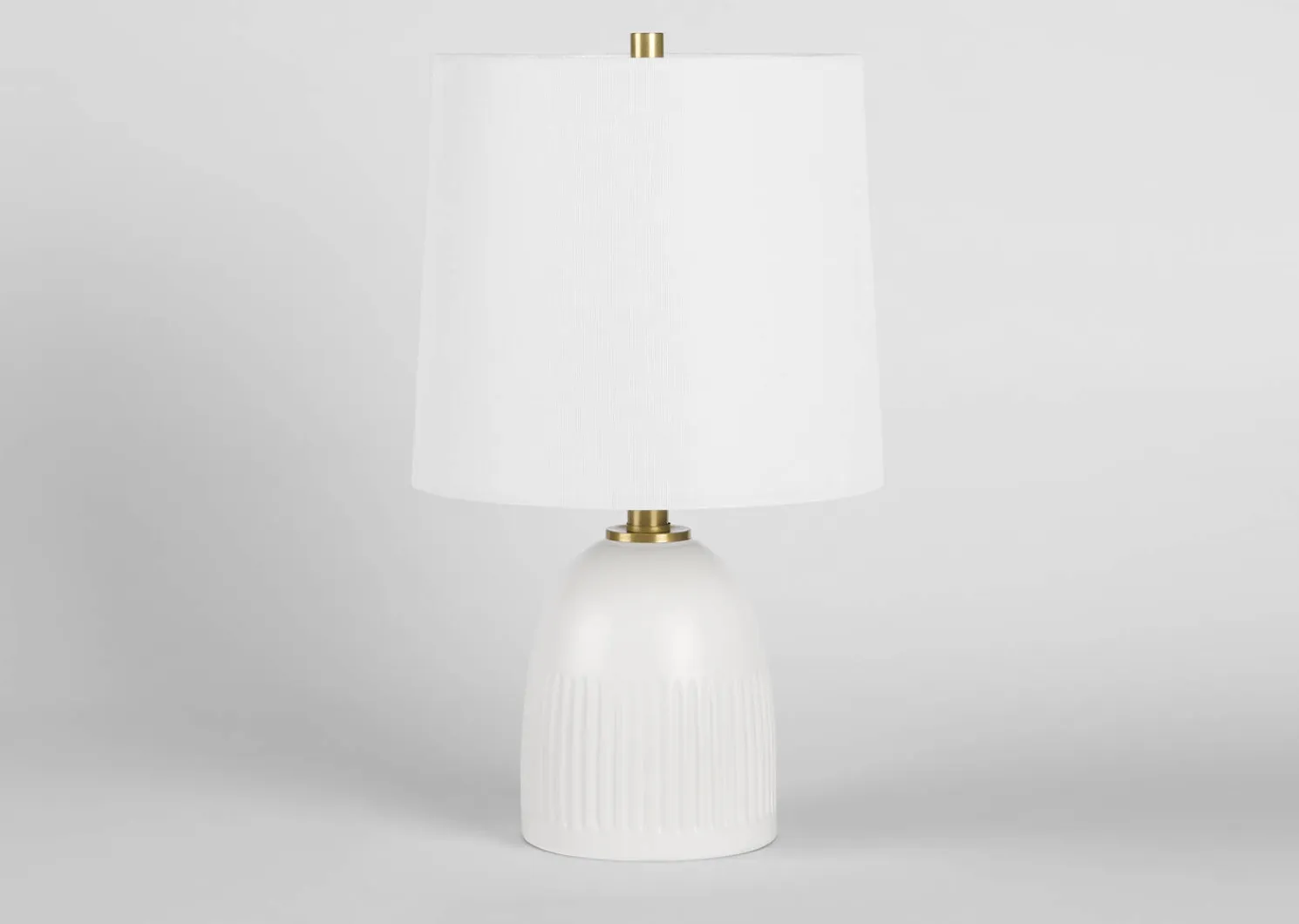 Urban Barn Chance Table Lamp Short White- Table Lamps