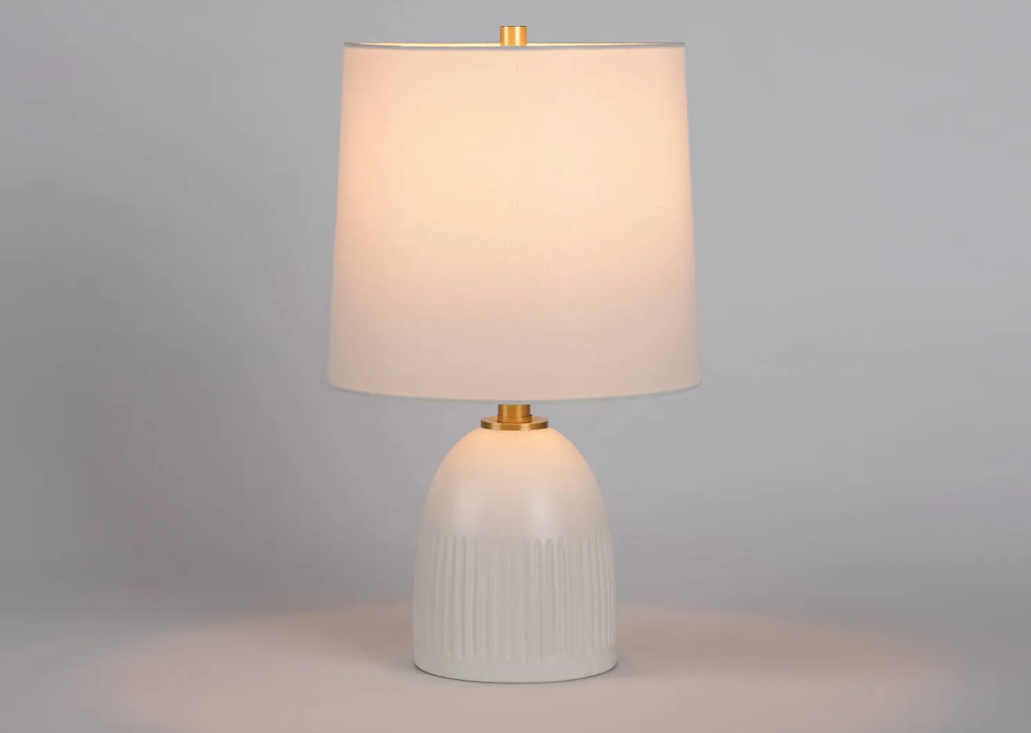 Urban Barn Chance Table Lamp Short White- Table Lamps