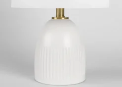 Urban Barn Chance Table Lamp Short White- Table Lamps