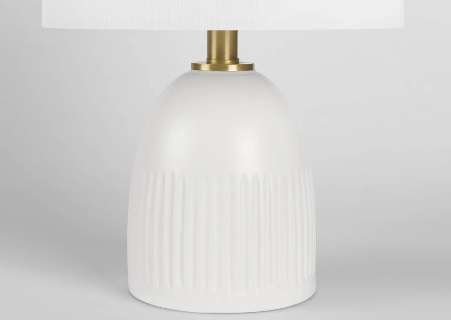 Urban Barn Chance Table Lamp Short White- Table Lamps