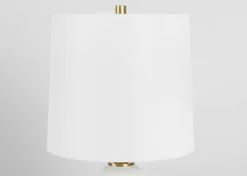 Urban Barn Chance Table Lamp Short White- Table Lamps