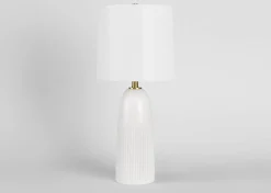 Urban Barn Chance Table Lamp Tall White- Table Lamps