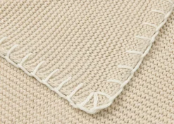 Urban Barn Chelsie Throw Sand/White- Throws