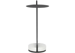 Urban Barn Chet Recycled Metal Accent Table -Ebony- Side Tables