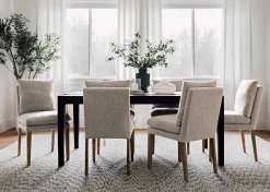 Urban Barn Cromwell Curtain Panel 96" Ivory- Curtains