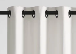 Urban Barn Cromwell Curtain Panel 108" Ivory- Curtains