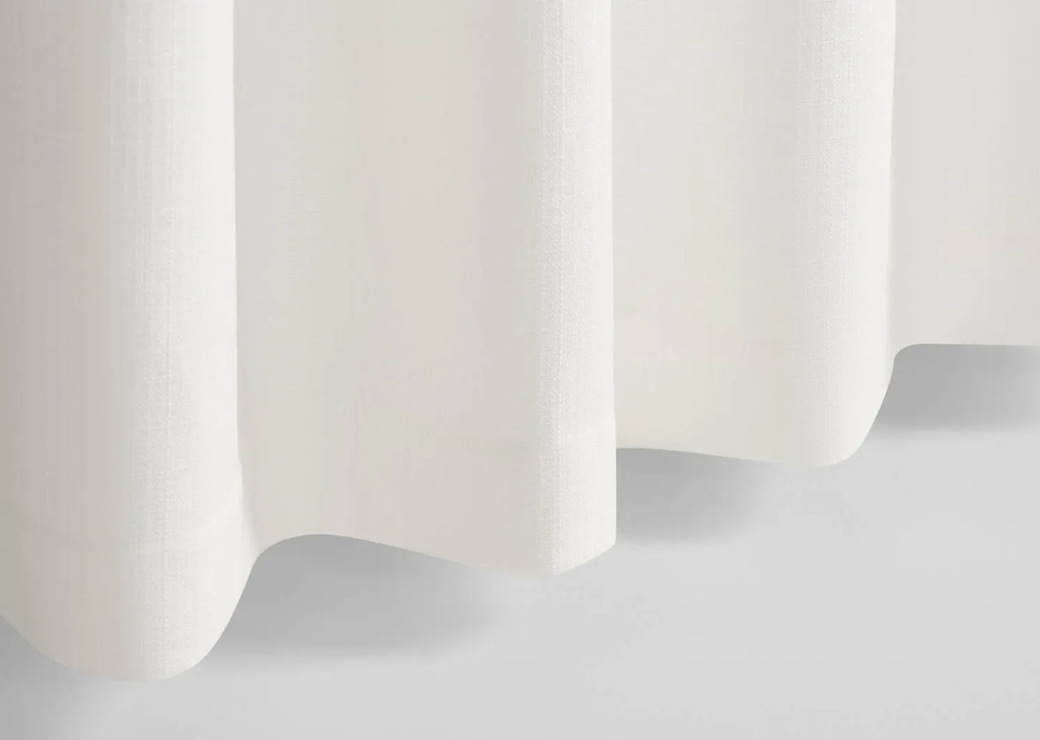 Urban Barn Cromwell Curtain Panel 108" Ivory- Curtains