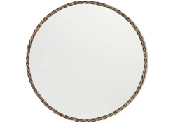 Urban Barn Dara Wall Mirror Round- Mirrors