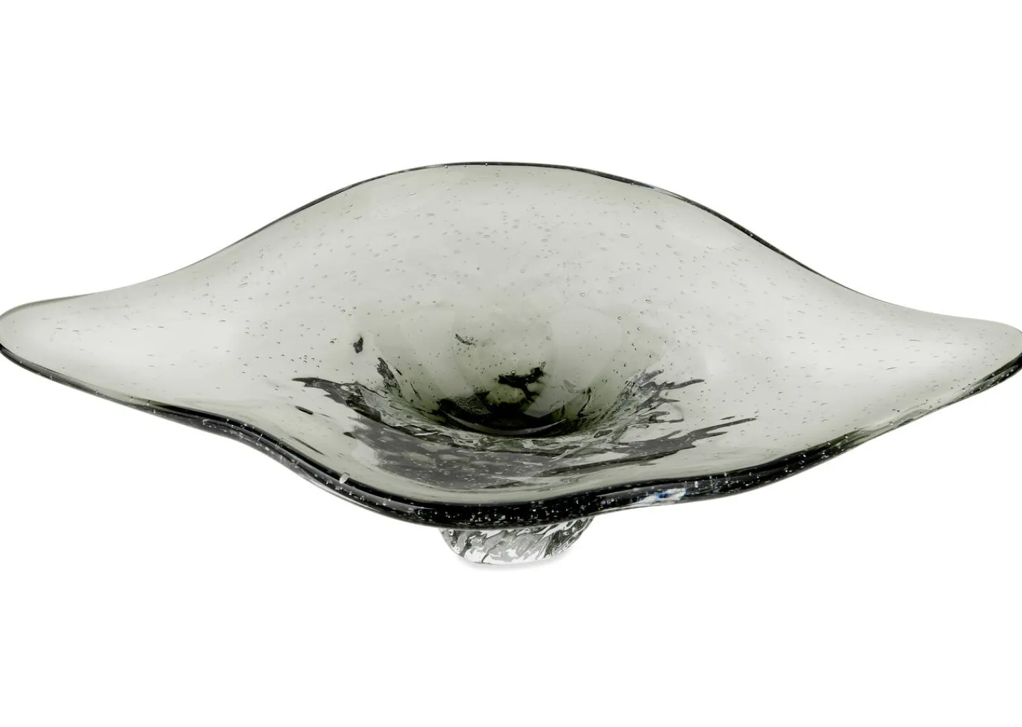 Urban Barn Della Decor Dish Grey- Decorative Accents