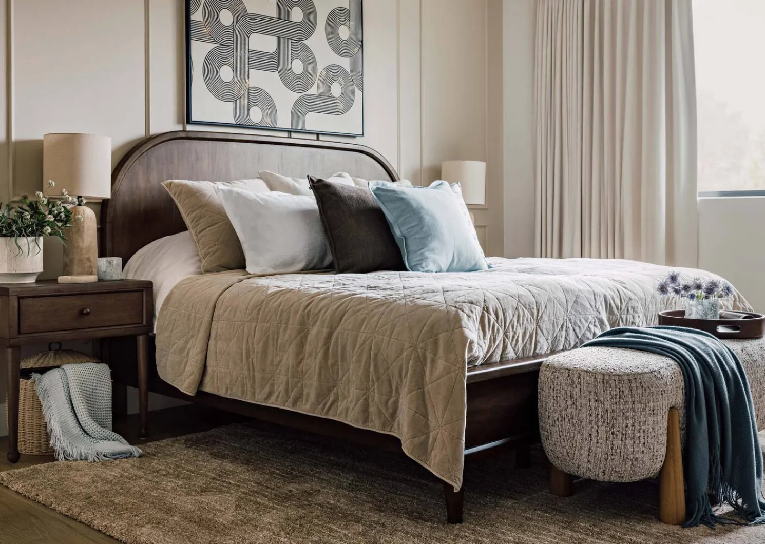 Urban Barn Diara Slub Pillow 20x20- Pillows