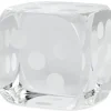 Urban Barn Dice Decor Clear- Decorative Accents