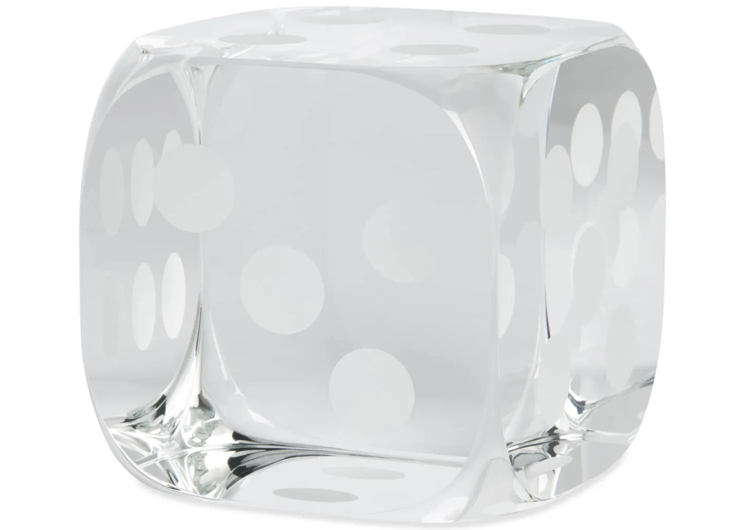 Urban Barn Dice Decor Clear- Decorative Accents