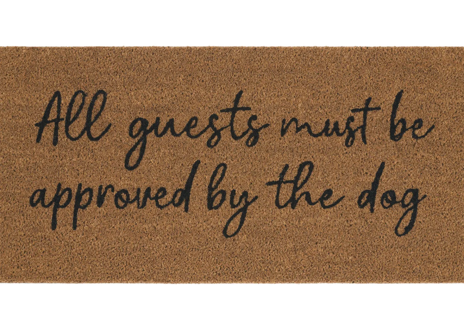 Urban Barn Dog Must Approve Doormat Natural- Doormats