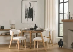 Urban Barn Dundas Reclaimed Wood Round Dining Table (42")- Tables