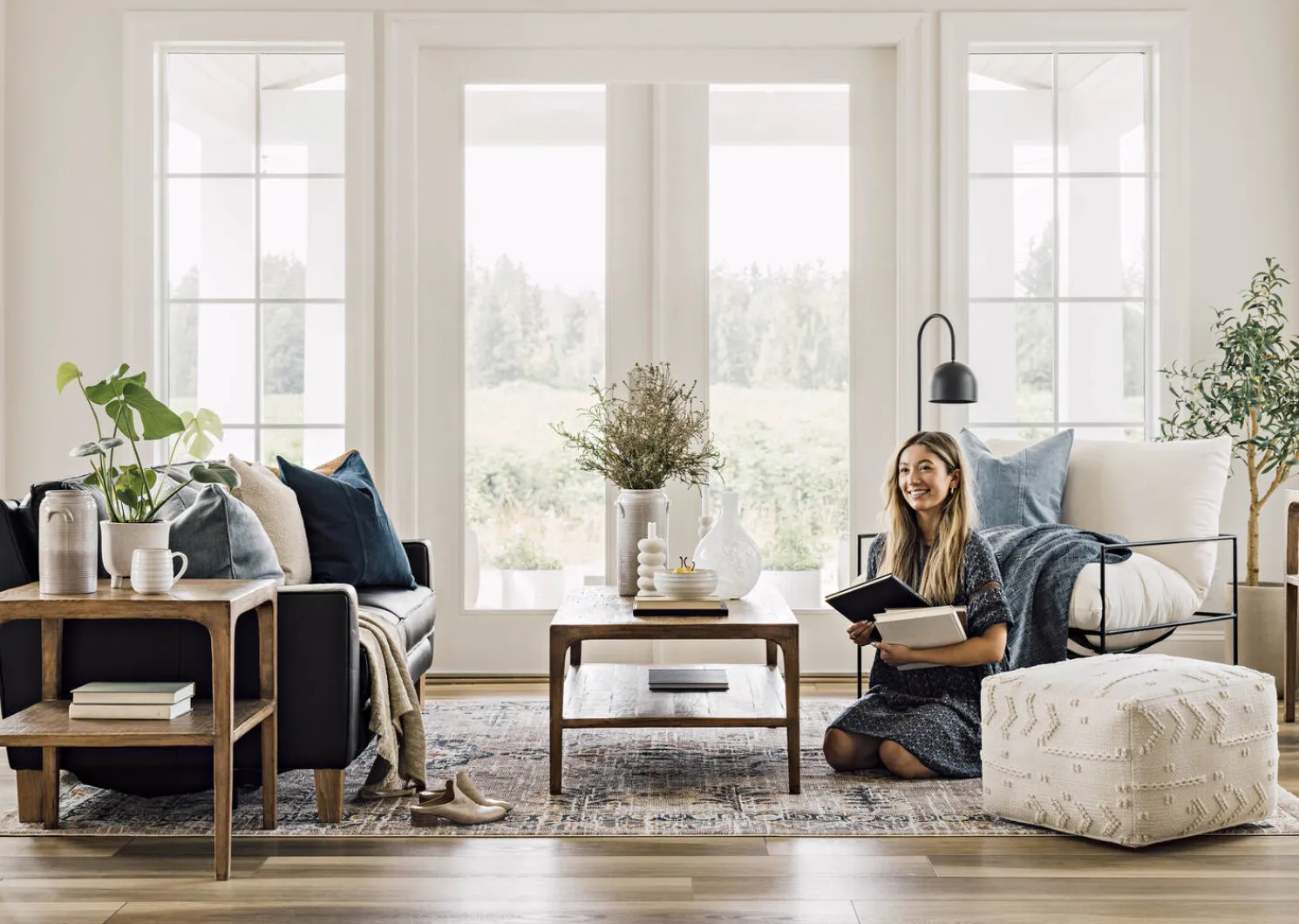 Urban Barn Dundas Reclaimed Wood Side Table- Side Tables