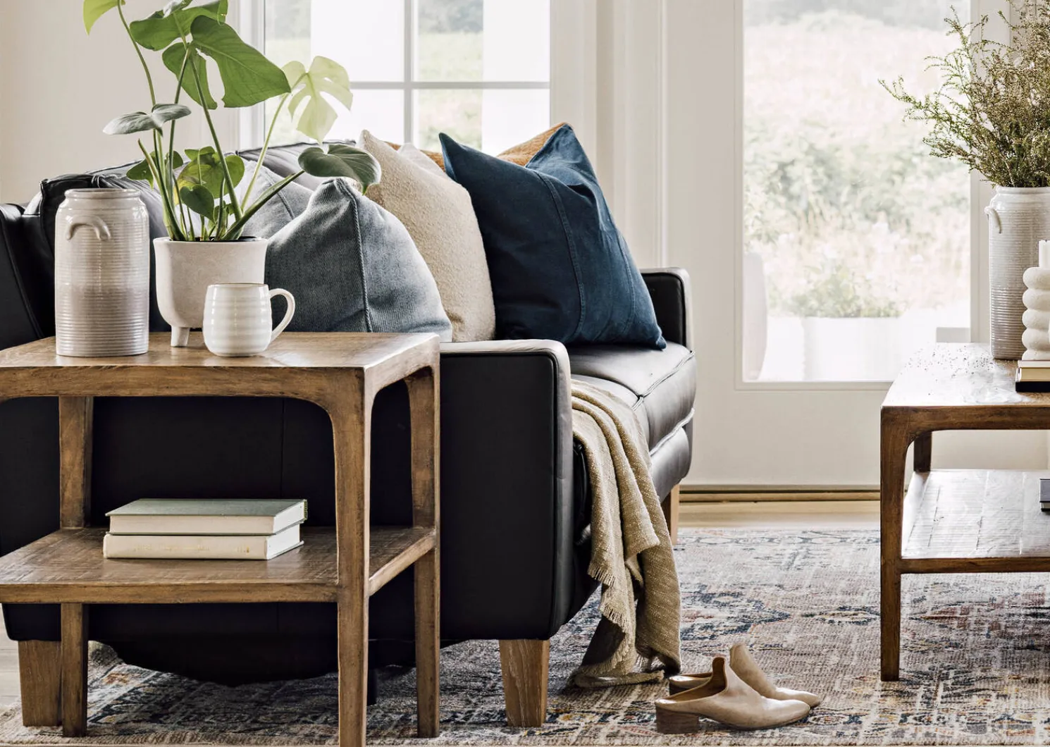 Urban Barn Dundas Reclaimed Wood Side Table- Side Tables