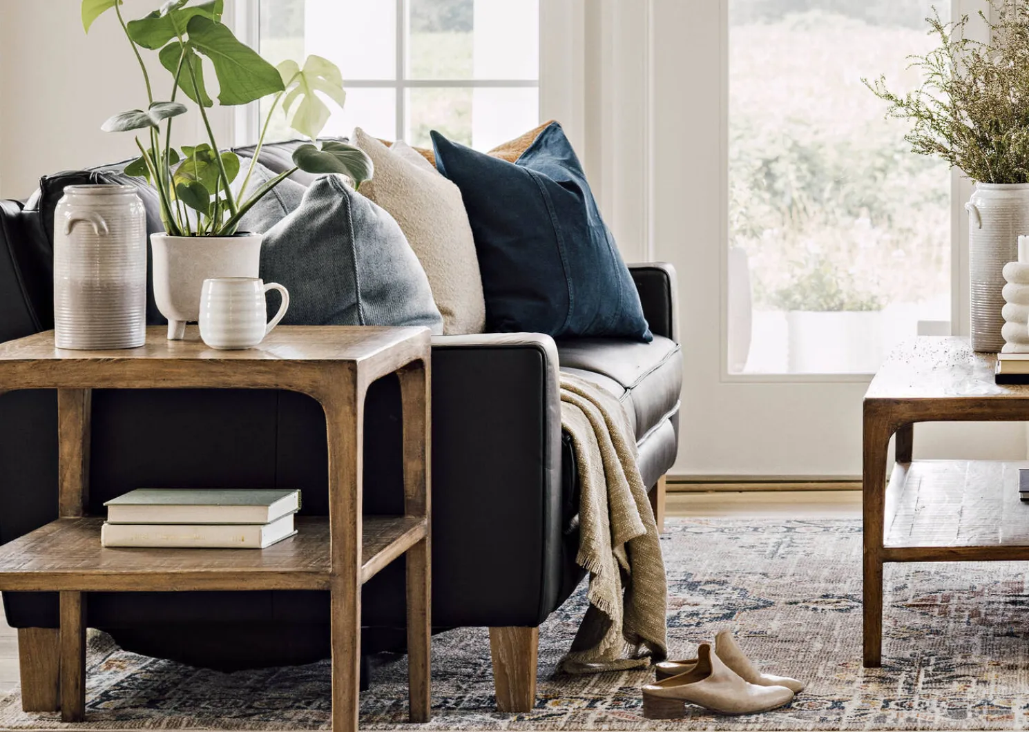 Urban Barn Dundas Reclaimed Wood Side Table- Side Tables