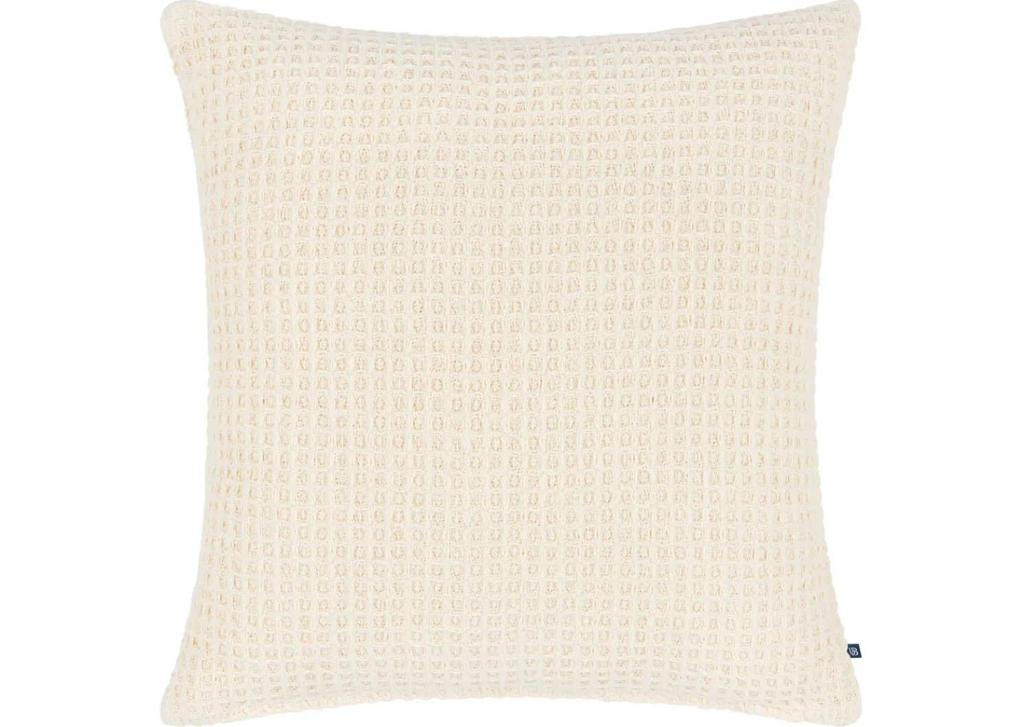 Urban Barn Edgell Cotton Waffle Pillow 20x20 Ivory- Pillows
