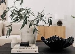 Urban Barn Elliana Decor Bowl Black- Decorative Accents