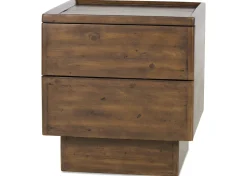 Urban Barn Ernesto Reclaimed Wood Side Table -Ayer Spice- Side Tables