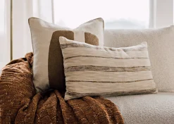 Urban Barn Evan Throw Caramel Multi- Throws