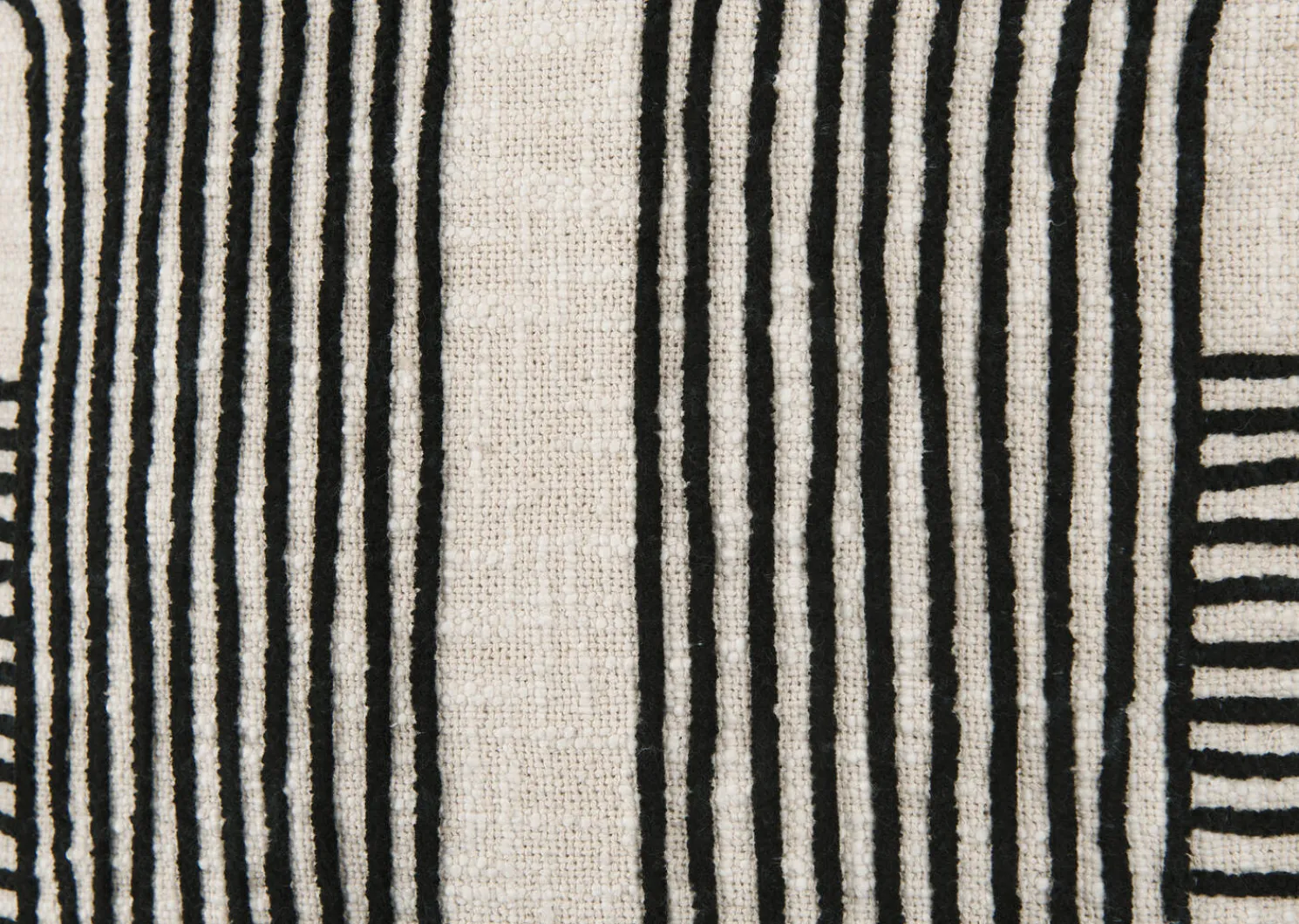 Urban Barn Evora Pillow Sand/Black- Pillows