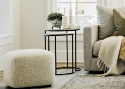 Urban Barn Gael Recycled Metal Nesting Table Set- Side Tables