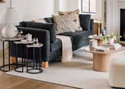 Urban Barn Gael Recycled Metal Nesting Table Set- Side Tables