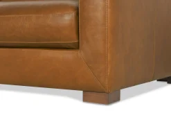 Urban Barn Gaetano Leather Sofa -Saddle Tan- Sofas & Sectionals