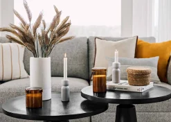 Urban Barn Gershwin Recycled Metal Round Coffee Table- Coffee Tables